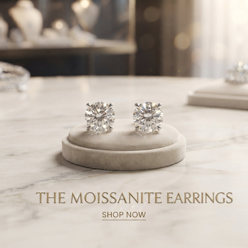 The Moissanite Earrings & Pendants