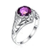 SILVERCHAKRA Vintage Real 925 Silver Rings for Women 2ct Round Opal Ring Artistic filigree Art Deco Fine Jewelry Lady Mom Gifts