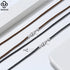 Rinntin Genuine Italian 2mm Black Leather Cord Chain Necklace for Women Men with 925 Sterling Silver Clasp Fashion Jewelry SC62