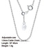 Rinntin 925 Sterling Silver Basic Women's Neck Chain Cable Bamboo Twisted Chain Fashion Side Bead Box Chain Necklace Jewelry