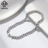 Rinntin 925 Sterling Silver 4mm Bead Ball Strand Chain Bracelet for Women Men Trendy Handmade Bracelets on Hand Jewelry  SB103