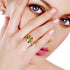 SILVERCHAKRA Unique 18K Gold Color Rings for Women Real 925 Sterling Silver Ring Family Tree of Life Gemstone Fine Jewelry 2022
