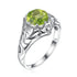 SILVERCHAKRA Vintage Real 925 Silver Rings for Women 2ct Round Opal Ring Artistic filigree Art Deco Fine Jewelry Lady Mom Gifts
