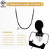 Rinntin Genuine Italian 2mm Brown Leather Cord Chain Necklace for Women Men with 925 Sterling Silver Clasp Trendy Jewelry SC62