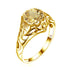 SILVERCHAKRA Vintage Real 925 Silver Rings for Women 2ct Round Opal Ring Artistic filigree Art Deco Fine Jewelry Lady Mom Gifts
