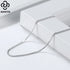 Rinntin 14K Gold 925 Sterling Silver Italian Chopin Chain Necklace for Women Fashion Handmade Basic Neck Chain Jewelry SC53