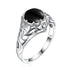 SILVERCHAKRA Vintage Real 925 Silver Rings for Women 2ct Round Opal Ring Artistic filigree Art Deco Fine Jewelry Lady Mom Gifts
