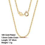 Rinntin 925 Sterling Silver Basic Women's Neck Chain Cable Bamboo Twisted Chain Fashion Side Bead Box Chain Necklace Jewelry