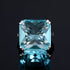 Original 925 Sterling Silver Aquamarine Gemstone Ring For Women Vintage Sparkling Birthstone Square Big Stone Jewelry Handmade