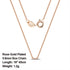 Rinntin 925 Sterling Silver Basic Women's Neck Chain Cable Bamboo Twisted Chain Fashion Side Bead Box Chain Necklace Jewelry