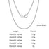 Rinntin 925 Sterling Silver Italian Handmade 1.2mm Chopin Chain Necklace for Women Fashion Simple Basic Neck Chain Jewelry SC53