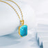 SILVERCHAKRA 585 14k Gold Color Necklaces Black Onyx Gemstones Pendant Necklace For Women 925 Sterling Silver Fine Jewelry