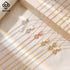 Rinntin Rose Gold 925 Sterling Silver Fashion Cable Link Chains Necklace for Women Thin Neck Chain Accessories Jewelry SC06