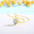 14K Gold Necklaces for Women Heart Cut VVS1 1ct 2ct 3ct Moissanite Diamond Au585 Pendant Engagement Luxury Designer Jewelry