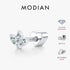 D Color Moissanite Screw Helix Earring 925 Sterling Silver Crown Design Heart Stud Earrings