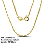 Rinntin 925 Sterling Silver Basic Women's Neck Chain Cable Bamboo Twisted Chain Fashion Side Bead Box Chain Necklace Jewelry