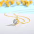 Hot Sale 100% Real 14k AU585 Gold Pendant D Color Moissanite Necklace For Women 0.5ct/1ct/2ct/3ct Luxury Engagement Jewelry