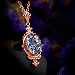 Hand Made Real 925 Sterling Silver Garnet Stone Necklace Pendant For Women Statement Vintage Fine Jewelry Mother Trendy Gifts