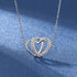 925 Sterling Silver Necklace For Women Round Pendent Sparkling Pave CZ Necklace Fashion Anniversary Birthday Jewelry Gifts N755