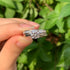 Newshe Solid 925 Silver Engagement Ring Wedding Band Fine Jewelry Luxury Solitaire Round Cubic Zircon Imitation Diamond Rings