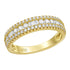 Newshe GRA Certified Moissanite Wedding Bands 925 Sterling Silver 14K Yellow Gold Plated Promise Engagement Rings