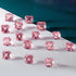 Real Pink VVS1 D Color Moissanite Loose Stones 0.5ct-5ct Gemstone Pass Diamond Tester with GRA Certificate for DIY Fine Jewelry
