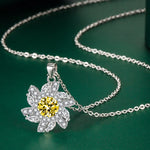 New 925 Sterling Silver Jewelry Elegant Feather Zircon Pendants Necklaces Women Fashion Exquisite Symbol CZ Wild Clavicle Chain