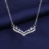 925 Sterling Silver Necklace For Women Round Pendent Sparkling Pave CZ Necklace Fashion Anniversary Birthday Jewelry Gifts