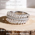 Newshe 925 Silver Marquise Moissanite Multi-Row Statement Rings for Women Bridal Elegant Wedding Engagement Band Luxury Jewelry