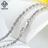 Rinntin 925 Sterling Silver 2.3mm Diamond-Cut Rope Chain Necklace For Women Men Fashion Silver Luxury Necklace Jewelry Gift SC29