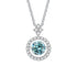 BIJOX STORY 1 CT Moissanite Pendant For Women Simulated Diamond Necklace S925 Sterling Silver Jewelry Girl Valentine's Day Gift