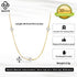 VIXONNA 925 Sterling Silver Freshwater Pearl Necklace - Minimalist Elegant Chain