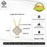 Rinntin Moissanite Diamond Clover Pendant Shiny 925 Sterling Silver Chain Necklace Party Choker Fine Jewelry Accessories MON17