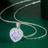 New 925 Sterling Silver Jewelry Elegant Feather Zircon Pendants Necklaces Women Fashion Exquisite Symbol CZ Wild Clavicle Chain