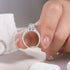 Newshe 2 Pieces Wedding Rings Set for Women Engagement 925 Sterling Silver 1.88Ct Brilliant Round White AAAAA Cz Ring Size 4-13