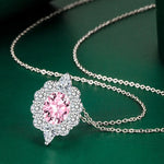 New 925 Sterling Silver Jewelry Elegant Feather Zircon Pendants Necklaces Women Fashion Exquisite Symbol CZ Wild Clavicle Chain