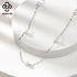 VIXONNA 925 Sterling Silver Freshwater Pearl Necklace - Minimalist Elegant Chain