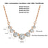 Smiles 7 Stones 2.8ct Mosanites Diamond Women's 925 Sterling Silver Necklaces Luxury Sparkling Fine Jewelry GRA Certificate