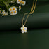 Real Gold 14k Pendants Original Jewelry 5pcs 2.8ct Round Moissanite Diamond Necklace For Women Casual Party Fine Jewelry