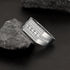Newshe GRA Certified Full Moissanite Rings for Men Designed Wedding Band White Gold Plated Jewelry