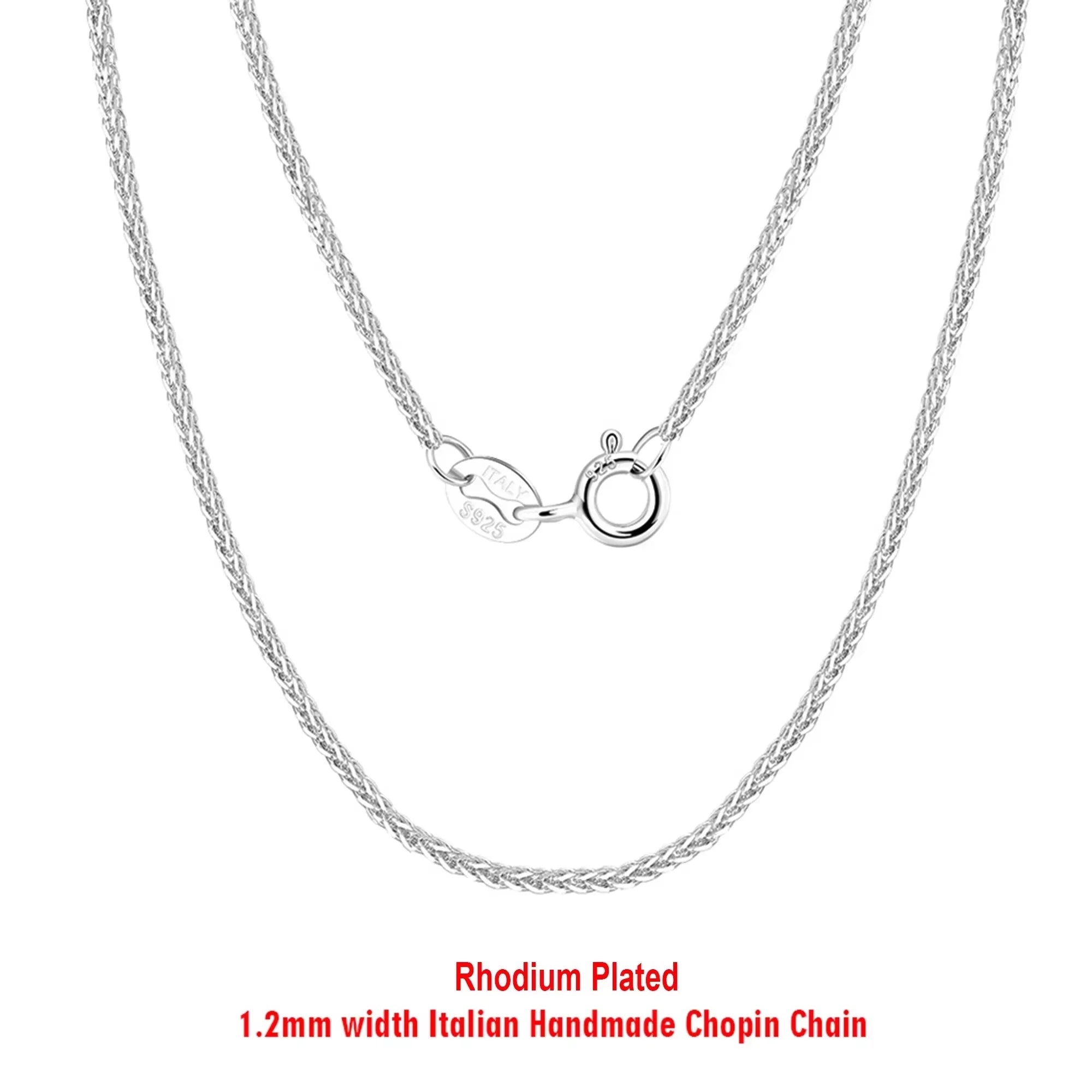 Rinntin 14K Gold 925 Sterling Silver Italian Chopin Chain Necklace for Women Fashion Handmade Basic Neck Chain Jewelry SC53