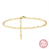 Rinntin Genuine 925 Sterling Silver Ball Faceted Bead Chain Anklets Fashion Women Summer Foot Bracelet Ankle Straps Jewelry SA80