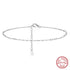 Rinntin 925 Sterling Silver Fish Lips Chain Anklet for Women Fashion Foot Bracelet Summer Sexy Silver Ankle Straps Jewelry SA33