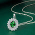 New 925 Sterling Silver Jewelry Elegant Feather Zircon Pendants Necklaces Women Fashion Exquisite Symbol CZ Wild Clavicle Chain