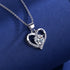 925 Sterling Silver Necklace For Women Round Pendent Sparkling Pave CZ Necklace Fashion Anniversary Birthday Jewelry Gifts