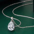 New 925 Sterling Silver Jewelry Elegant Feather Zircon Pendants Necklaces Women Fashion Exquisite Symbol CZ Wild Clavicle Chain
