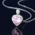 925 Sterling Silver Necklace For Women Round Pendent Sparkling Pave CZ Necklace Fashion Anniversary Birthday Jewelry Gifts