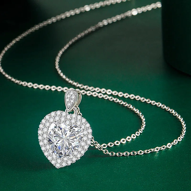 New 925 Sterling Silver Jewelry Elegant Feather Zircon Pendants Necklaces Women Fashion Exquisite Symbol CZ Wild Clavicle Chain