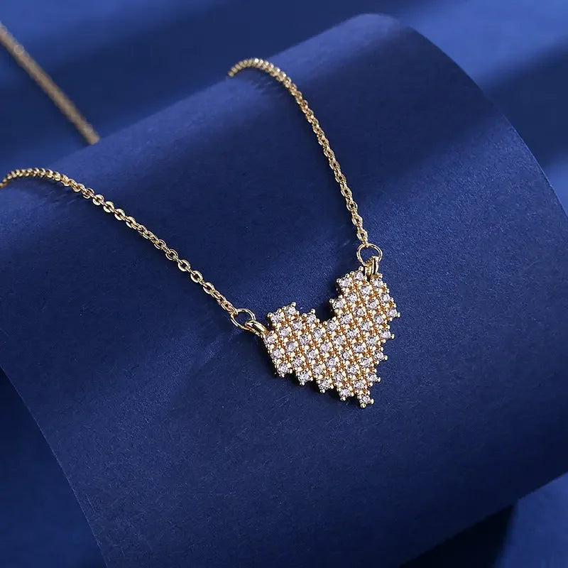 925 Sterling Silver Necklace For Women Round Pendent Sparkling Pave CZ Necklace Fashion Anniversary Birthday Jewelry Gifts N755
