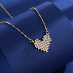 925 Sterling Silver Necklace For Women Round Pendent Sparkling Pave CZ Necklace Fashion Anniversary Birthday Jewelry Gifts N755